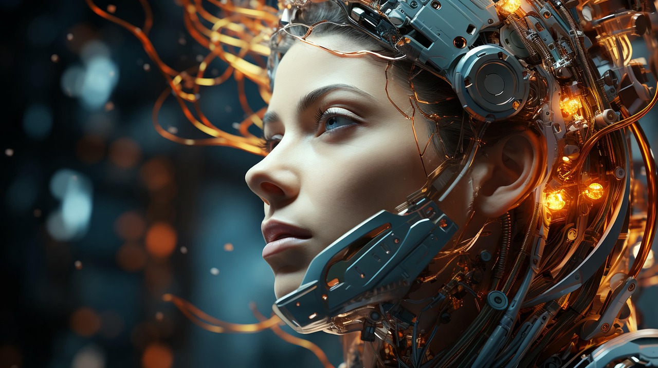 artificial, brain, cyberspace, windows wallpaper, beautiful wallpaper, 4k wallpaper, cool backgrounds, futuristic, human, laptop wallpaper, innovation, intelligence, wallpaper 4k, robot, science, wallpaper hd, head, face, technology, woman, mac wallpaper, free background, concept, digital, background, ai, 4k wallpaper 1920x1080, free wallpaper, android, desktop backgrounds, artificial intelligence, connection, full hd wallpaper, cyber, cyborg, learning, hd wallpaper, machine
